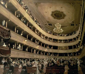 Das Auditorium des Alten Schlosstheaters, 1888